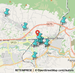 Mappa Via Adriano Garofoli, 05100 Terni TR, Italia (1.68909)