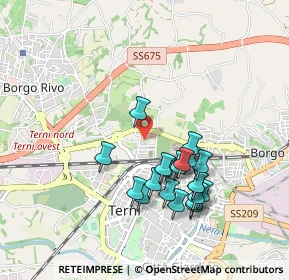 Mappa Via Adriano Garofoli, 05100 Terni TR, Italia (0.921)