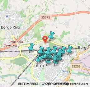 Mappa Via Adriano Garofoli, 05100 Terni TR, Italia (0.8465)