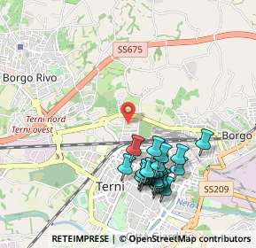 Mappa Via Adriano Garofoli, 05100 Terni TR, Italia (1.0615)