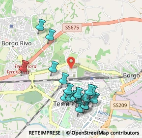 Mappa Via Adriano Garofoli, 05100 Terni TR, Italia (1.0825)