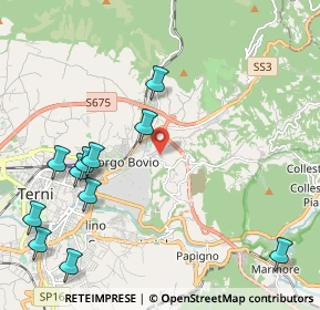 Mappa Via dei Forgiatori, 05100 Terni TR, Italia (2.72727)