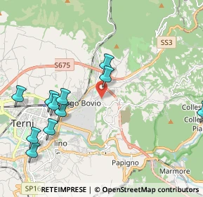 Mappa Via dei Forgiatori, 05100 Terni TR, Italia (2.47091)