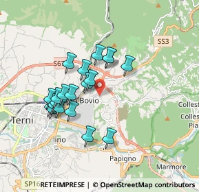 Mappa Via dei Forgiatori, 05100 Terni TR, Italia (1.6205)
