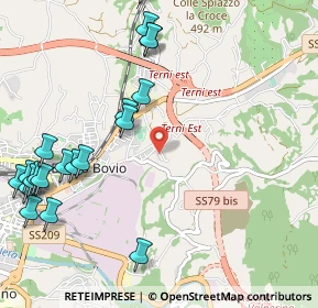 Mappa Via dei Forgiatori, 05100 Terni TR, Italia (1.435)