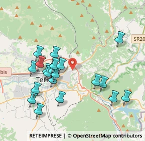 Mappa Via dei Forgiatori, 05100 Terni TR, Italia (4.1245)