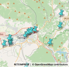 Mappa Via dei Forgiatori, 05100 Terni TR, Italia (5.13714)