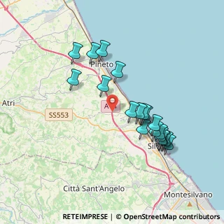 Mappa Viadotto Cerrano, 64028 Silvi TE, Italia (3.70158)