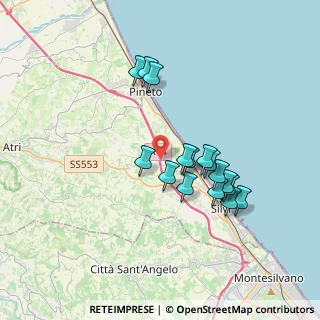 Mappa Viadotto Cerrano, 64028 Silvi TE, Italia (3.30813)
