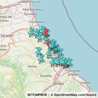 Mappa Viadotto Cerrano, 64028 Silvi TE, Italia (10.819)