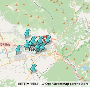 Mappa Strada della Civitella, 05100 Terni TR, Italia (2.92636)