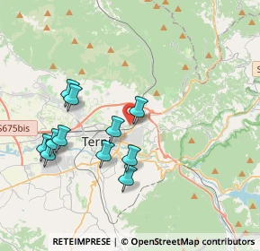 Mappa Strada della Civitella, 05100 Terni TR, Italia (3.91727)