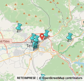 Mappa Strada della Civitella, 05100 Terni TR, Italia (4.25636)