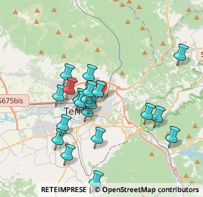 Mappa Strada della Civitella, 05100 Terni TR, Italia (3.683)
