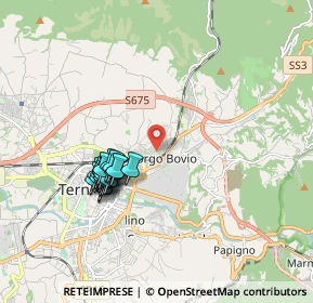 Mappa Strada della Civitella, 05100 Terni TR, Italia (1.767)