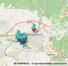 Mappa Strada della Civitella, 05100 Terni TR, Italia (1.876)