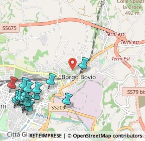 Mappa Strada della Civitella, 05100 Terni TR, Italia (1.578)