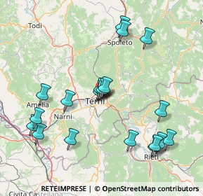 Mappa Strada della Civitella, 05100 Terni TR, Italia (16.838)