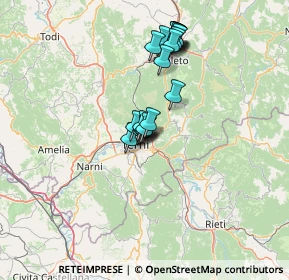 Mappa Strada della Civitella, 05100 Terni TR, Italia (11.7305)