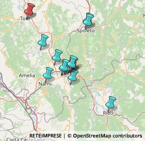 Mappa Strada della Civitella, 05100 Terni TR, Italia (13.25)