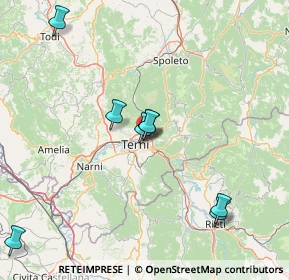 Mappa Strada della Civitella, 05100 Terni TR, Italia (25.41091)