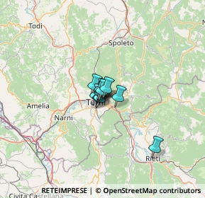 Mappa Strada della Civitella, 05100 Terni TR, Italia (4.66545)