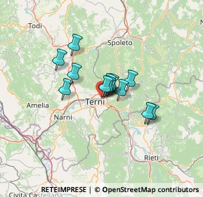Mappa Strada della Civitella, 05100 Terni TR, Italia (8.50923)