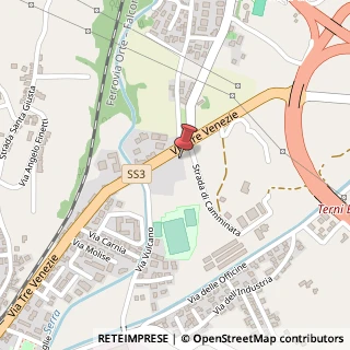 Mappa Via Tre Venezie, 255, 05100 Terni, Terni (Umbria)