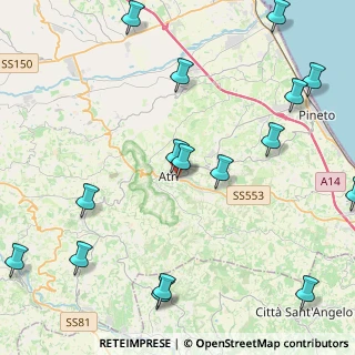 Mappa Via dei Sanniti, 64032 Atri TE, Italia (6.015)