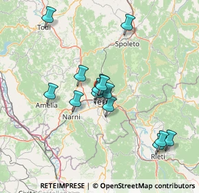 Mappa Via del Nibbio, 05100 Terni TR, Italia (12.965)