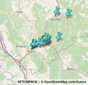 Mappa Via del Nibbio, 05100 Terni TR, Italia (8.69667)