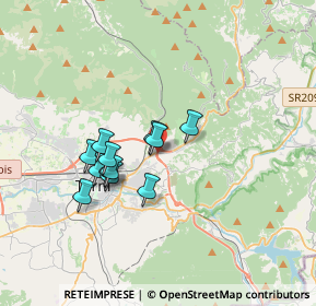 Mappa Via Alberto Guidi, 05100 Terni TR, Italia (2.87)