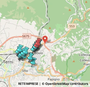 Mappa Via Alberto Guidi, 05100 Terni TR, Italia (2.0765)