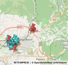 Mappa Via Alberto Guidi, 05100 Terni TR, Italia (2.847)