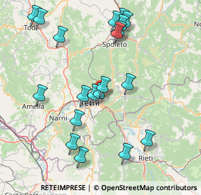 Mappa Via Alberto Guidi, 05100 Terni TR, Italia (17.691)