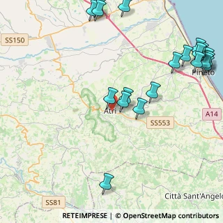 Mappa Vico Cancelli, 64032 Atri TE, Italia (5.9675)