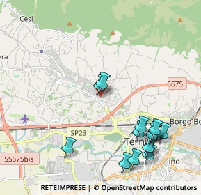 Mappa Via del Fagiano, 05100 Terni TR, Italia (2.506)