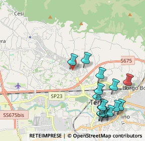 Mappa Via del Fagiano, 05100 Terni TR, Italia (2.56467)