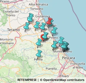 Mappa Via Giovanni Falcone, 64032 Atri TE, Italia (11.9165)
