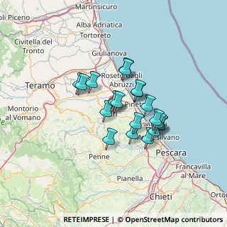 Mappa Via Finocchi Angelo, 64032 Atri TE, Italia (10.472)