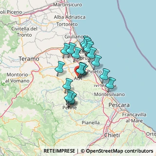 Mappa Via Baiocchi Pietro, 64032 Atri TE, Italia (9.8095)