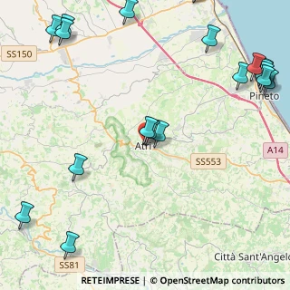 Mappa Via Baiocchi Pietro, 64032 Atri TE, Italia (6.7745)