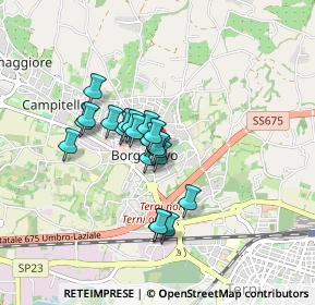 Mappa Via della Rondine, 05100 Terni TR, Italia (0.6305)