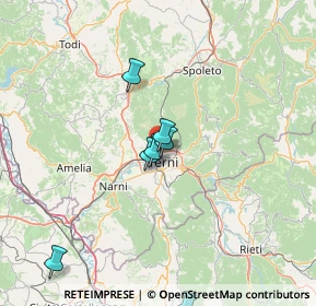 Mappa Via della Rondine, 05100 Terni TR, Italia (23.62273)