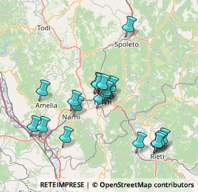 Mappa Via della Rondine, 05100 Terni TR, Italia (14.047)