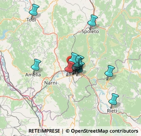 Mappa Via della Rondine, 05100 Terni TR, Italia (9.25333)