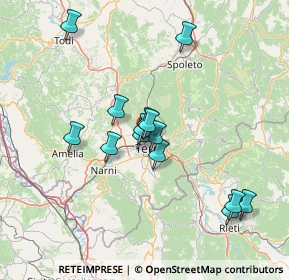Mappa Via della Rondine, 05100 Terni TR, Italia (12.99786)