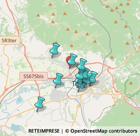 Mappa Via della Rondine, 05100 Terni TR, Italia (2.63)