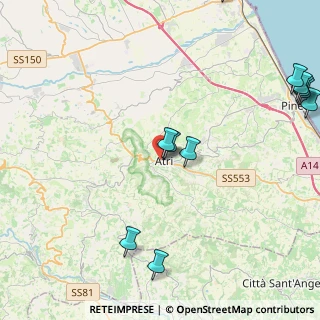 Mappa Viale delle Clarisse, 64032 Atri TE, Italia (5.97818)