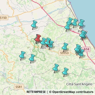 Mappa Via A. Finocchi, 64032 Atri TE, Italia (4.4835)